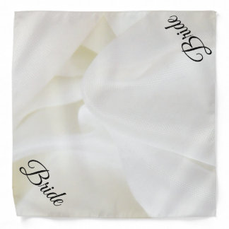 Satin Look Wedding Bride Bandana