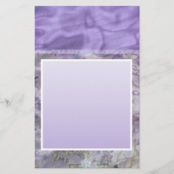 Satin Plum Stationery by profilesincolor at Zazzle