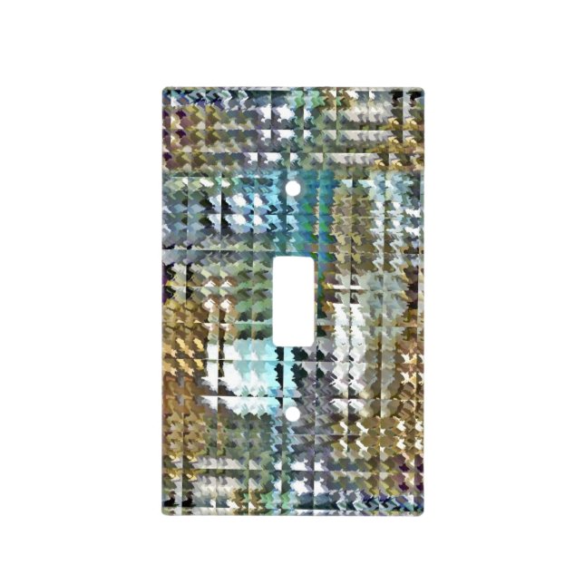 Satin Quilt Light Switch Cover (Front)