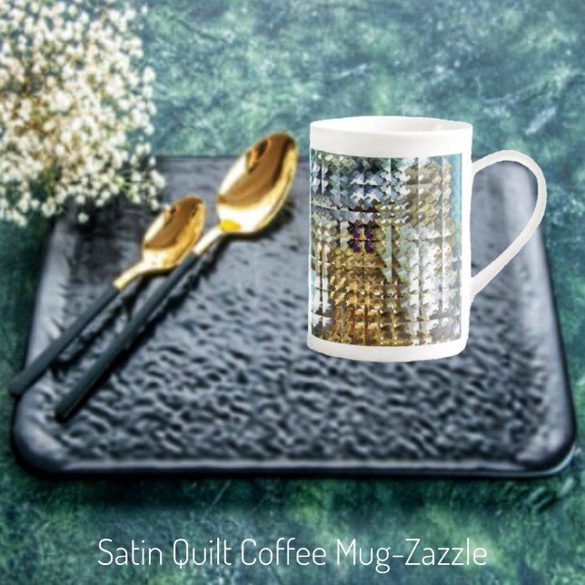 Satin Quilt Specialty Mug (Creator Uploaded)