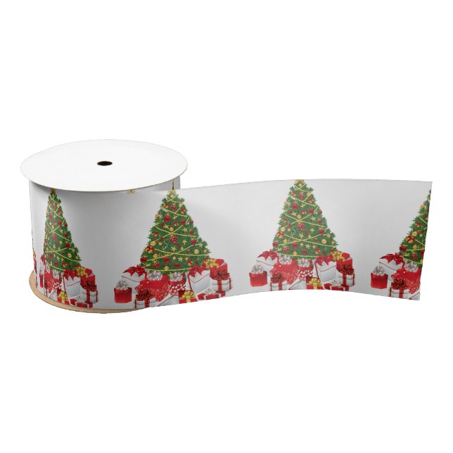 Satin Ribbon/Christmas Tree Ribbon (Spool)