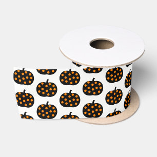 Satin Ribbon-Halloween Pumpkins Ribbon