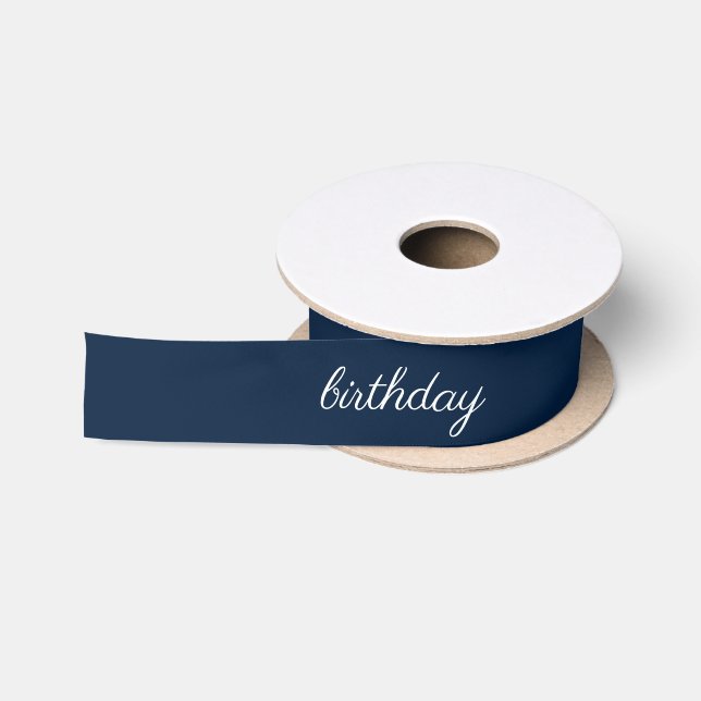 Satin Ribbon ( Happy Birthday ) (Spool)