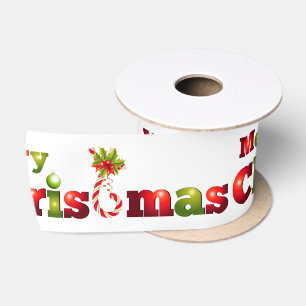Satin Ribbon/Merry Christmas Ribbon