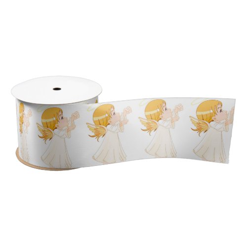 Satin RibbonSinging Angel Satin Ribbon