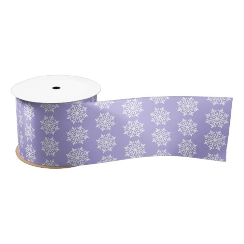 Satin Ribbon_Snowflakes Satin Ribbon