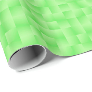 Satin Ribbons - Lime green Wrapping Paper