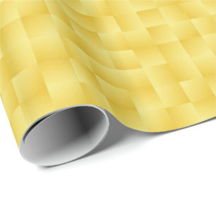 Satin Ribbons - Mustard gold Wrapping Paper