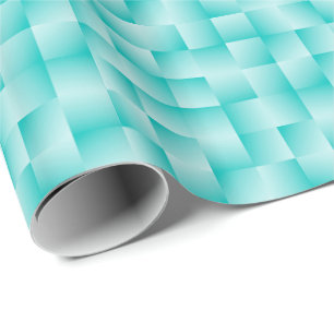 Satin Ribbons - Robin's egg blue Wrapping Paper