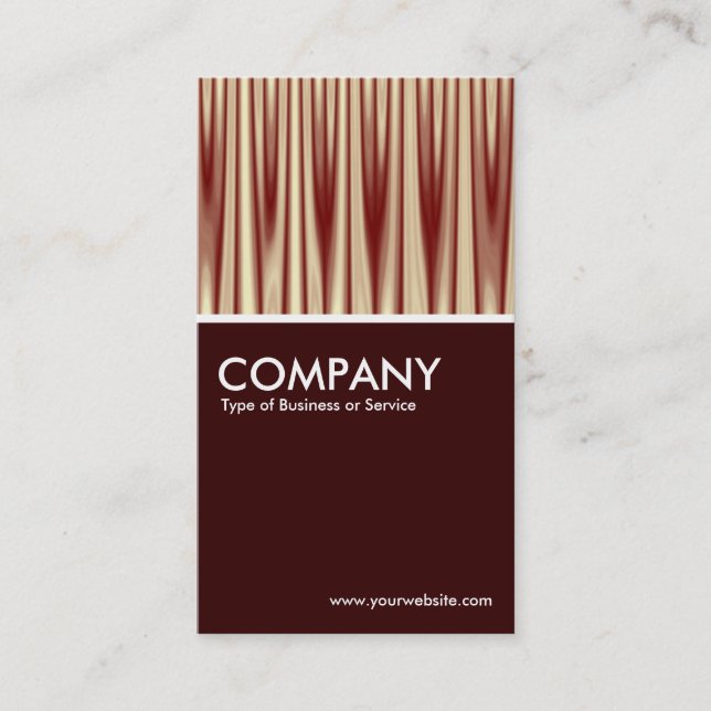 Satin Ripples Business Card (Front)