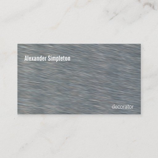 Customizable Satin Steel Background Texture Business Card Template