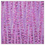 Satin Stripes and Dots Abstract, Amethyst Purple Fabric