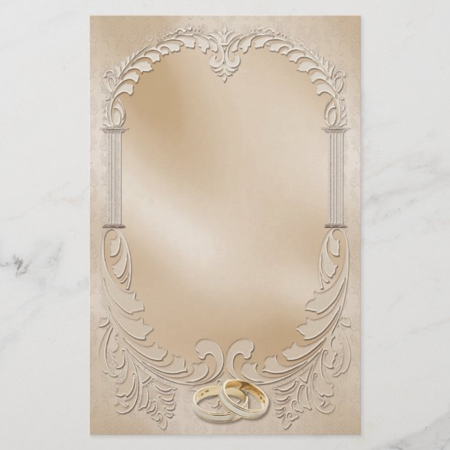 Satin Wedding Stationery (Front)