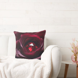 Satinheart Rouge – Ruby Rose Pillow