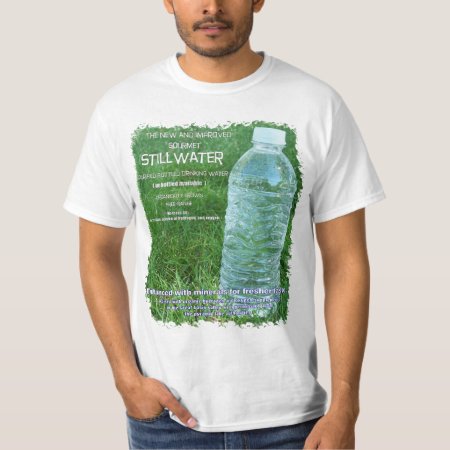 Satire Parody Spoof Water Bottle Label T-shirt