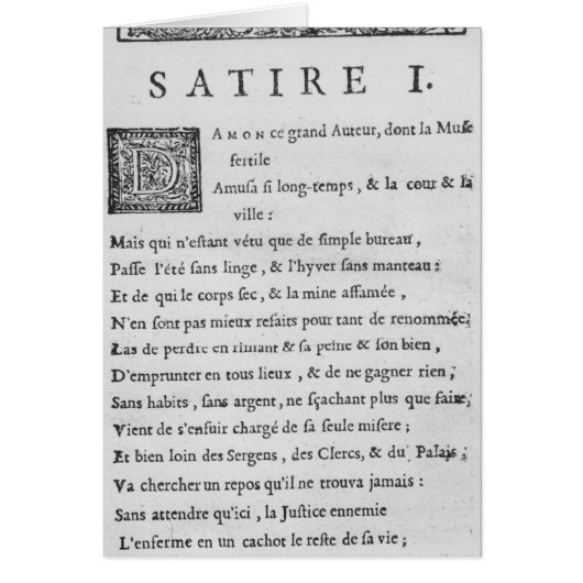 'Satires' by Nicolas Boileau (Front)