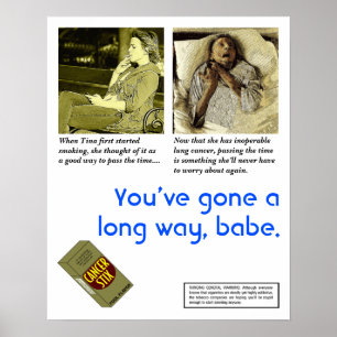 Satirical Anti-Smoking Poster