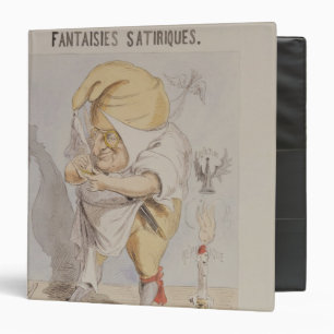Satirical Fantasies, caricature of Adolphe Binder