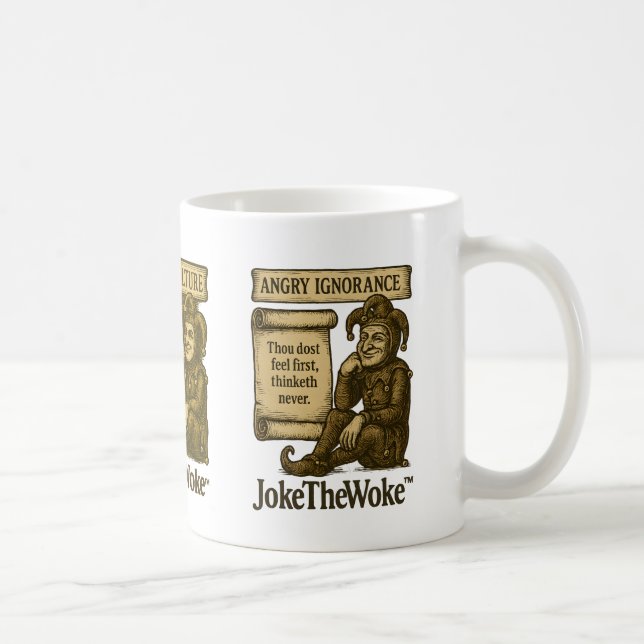 "Satirical Jester Mug" Coffee Mug (Right)