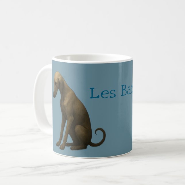 Satirical Les Barkérables Afghan Broadway Musical  Coffee Mug (Front Left)