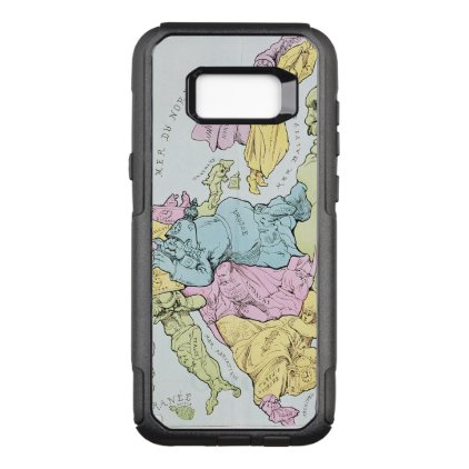 Satirical Map of Europe | 1871 OtterBox Commuter Samsung Galaxy S8+ Case