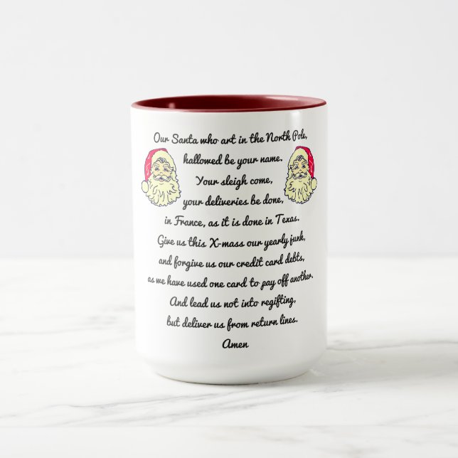 Satirical: The Spirit of Christmas Mug (Center)