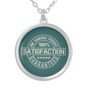 SATISFACTION GUARANTEED necklace