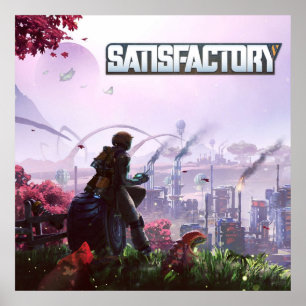 Satisfactory Game Cover Poster