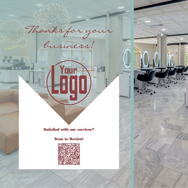 Satisfied Customer Review Invitation Window Cling (Satisfied Customer Review Invitation Window Cling)