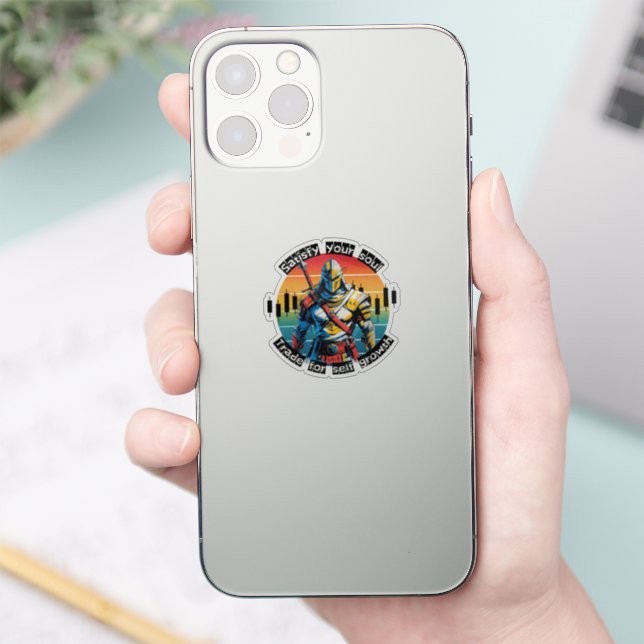 Satisfy | Trade motivation | Fantasy Design Sticker (Phone)