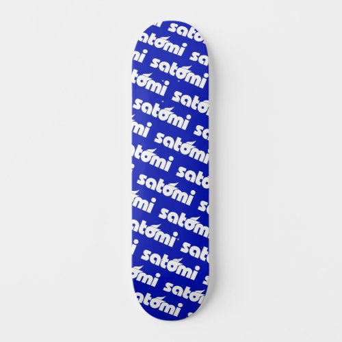 satomi Blue Skateboard Deck