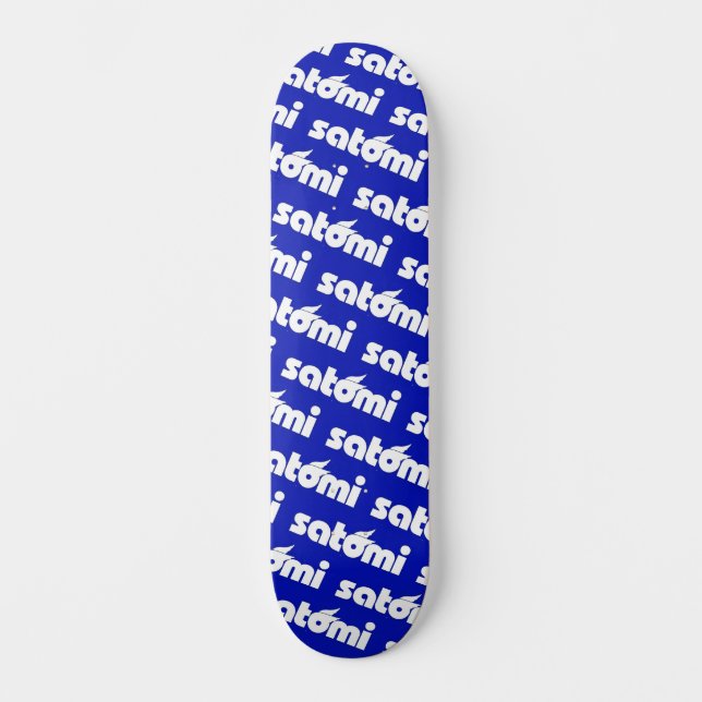satomi "Blue" Skateboard Deck (Front)
