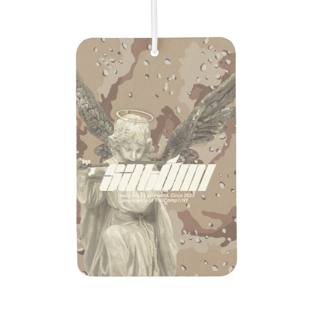 satomi motorsport 𝘿𝙚𝙨𝙚𝙧𝙩 𝙎𝙤𝙣𝙜 air freshener (Front)