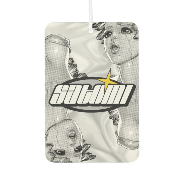 satomi motorsport "𝙬𝙚𝙚𝙥4𝙢𝙚" air freshener (Front)