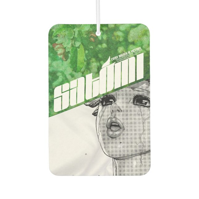 satomi motorsport "𝙬𝙚𝙚𝙥4𝙢𝙚 Chloroplast" Air Freshener (Front)