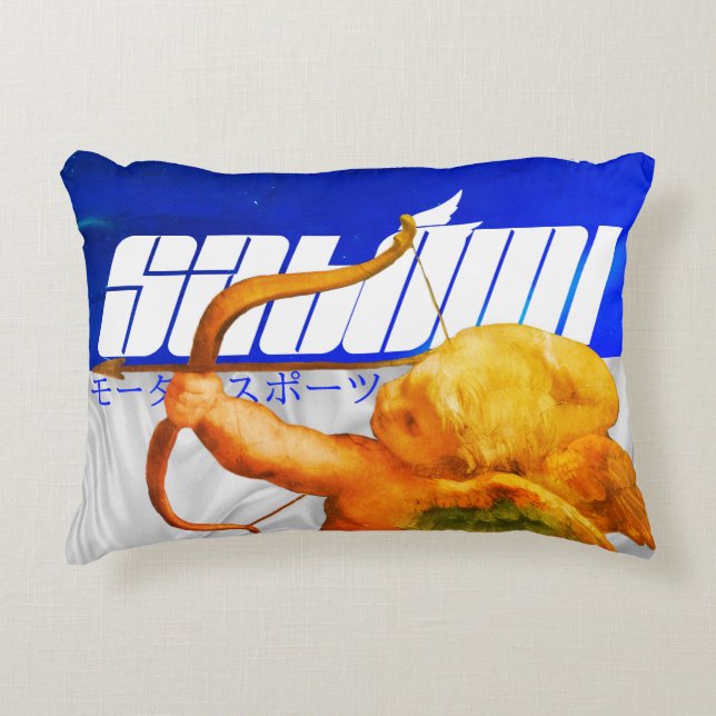 satomi motorsport accent pillow (Front)