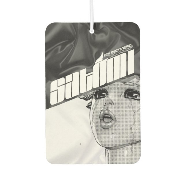 satomi motorsport blk air freshener (Front)