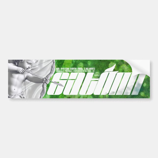 satomi motorsport "Chloroplast" slap sticker (Front)