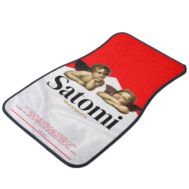 satomi motorsport F-46 Car Floor Mat (Angled)