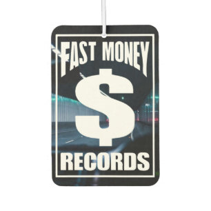 satomi motorsport "Fast Money Records" Air Freshener