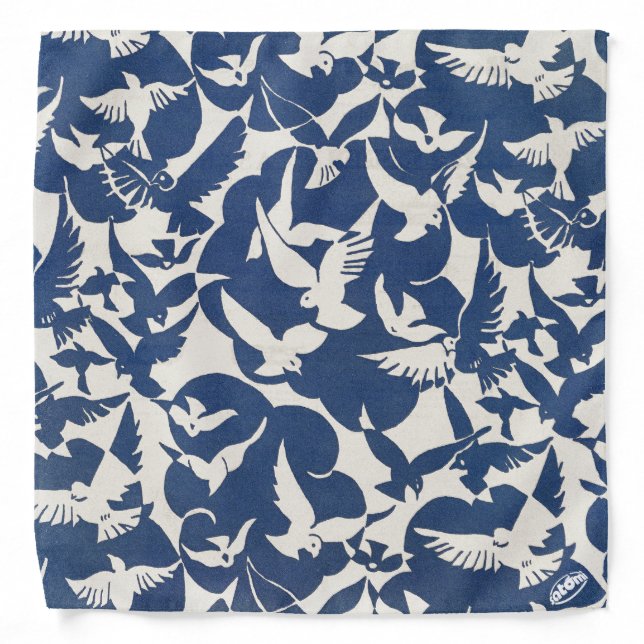 satomi motorsport x pigeons bandana (Front)