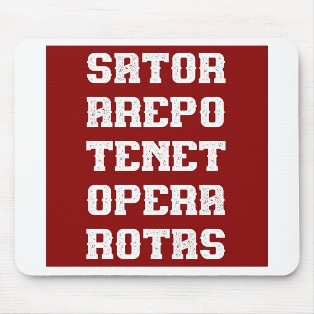 SATOR1 MOUSE PAD (Front)