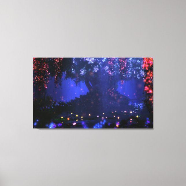 Satori (Night) Stretched Canvas Print (Front)