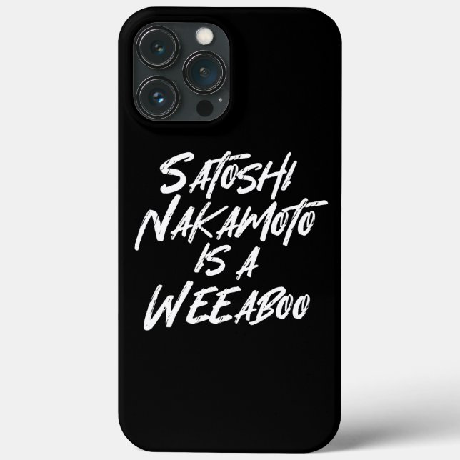 SATOSHI NAKAMOTO IS A WEEABOO Case-Mate iPhone CAS Case (Back)