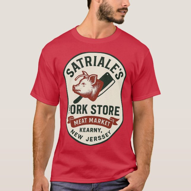 Satriale's Meat Market (2) T-Shirt (Front)
