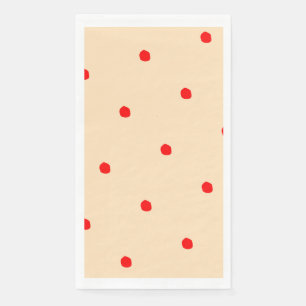 Saturated polka dots design Paper Napkin