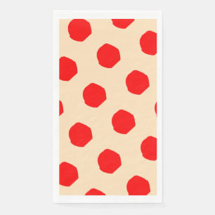Saturated polka dots design Paper Napkin