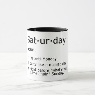 Saturday by Definition Mug