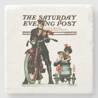 Saturday Evening Post  Stone Coaster