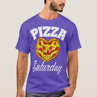 Saturday Pizza Night Funny Pizza Lover Fast Food 1 T-Shirt